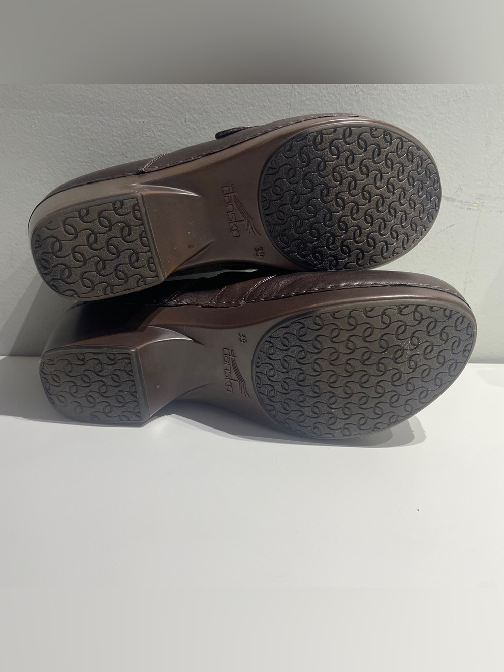 DANSKO Tamera Brown Leather Buckle Clogs Slip On Work Shoes - Picture 7 of 12